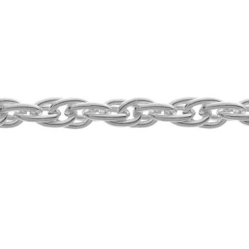 Chaine au metre maille d'ancrage*argent 925