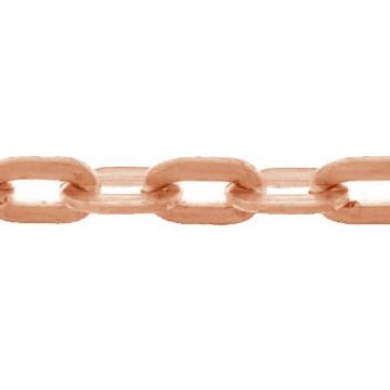 Massenkette Anker*Sterlingsilber 925*18K – Rosévergoldet – 0,4 µm