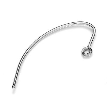 Ear wire marquise strling silver - BRY 1 0,9x15,5x28 mm*PT - Platinum Plated