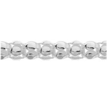 Coreana-Massenkette*Sterlingsilber 925*PT – platiniert