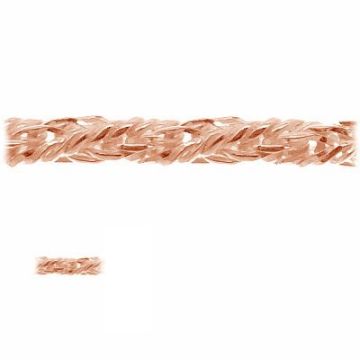 Bulk-Kette, Sterlingsilber 925, LOS 80 1,2 mm*18K – Rosévergoldet – 0,4 µm