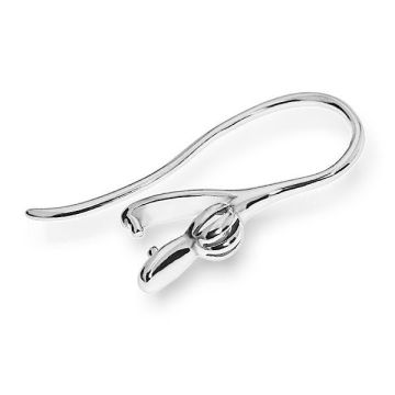 Open hook - crimped* silver AG 925