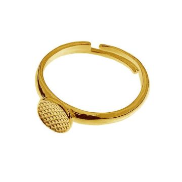 U-RING 004 G 2,5x7,5 mm*24K - Gold Plated - 0,4 µm