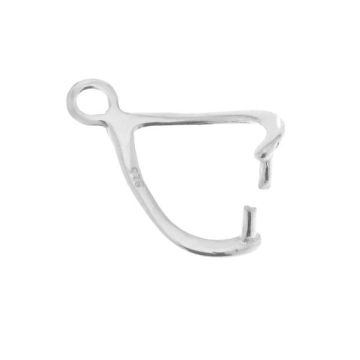Cauzione per cristalli, argento sterling 925, KRP 48 2,2x17 mm