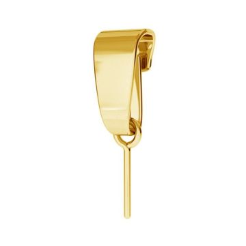 Fianza para perlas*plata de ley 925*18K - Ba?o de Oro Amarillo Claro - 0,4 µm