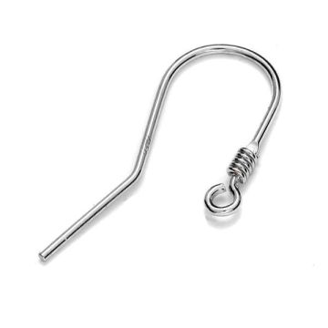 Ear wires - BO 2 ver.2 0,8x12x25 mm*PT - Platinum Plated