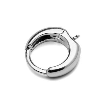 BZO 6 14x15,6 mm, Hoop leverback, sterling silver 925