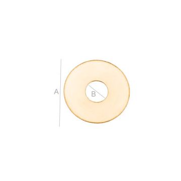 LK-0093*24K - Plaque avec de l'or - 0,4 µm