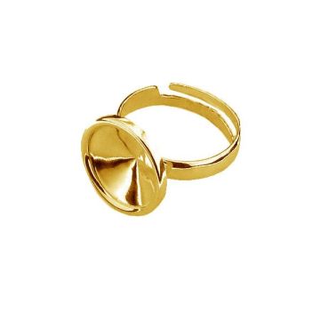 Ring setting for Rivoli - U-RING OKSV 1122 ver.2 12 mm (1122 MM 12)*24K - Gold Plated - 0,4 µm