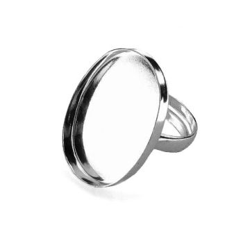 Base for rings Maric Glos - U-RING FMG 18x25 mm*PT - Platinum Plated