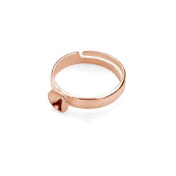 U-RING OKSV 1122 6 mm (1122 SS 29)*18K - Rose Gold Plated - 0,4 µm