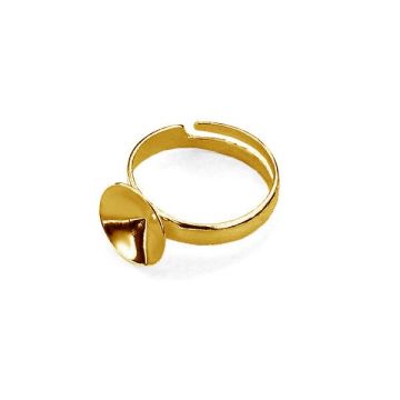 Ring setting for Rivoli - U-RING OKSV 1122 10 mm (1122 SS 47)*24K - Gold Plated - 0,4 µm