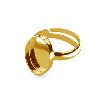 Universal ring*sterling silver 925*24K - Gold Plated - 0,4 µm