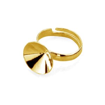 Ring setting - OKSV 1088 13MM S-RING UNIVERSAL*24K - Gold Plated - 0,4 µm