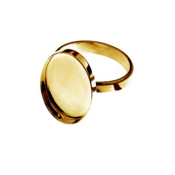 RING FMG 13x18 mm (M)*24K - Gold Plated - 0,4 µm