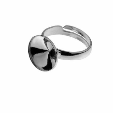 Ring setting for Rivoli - U-RING OKSV 1122 ver.3 12 mm (1122 MM 12)*PT - Platinum Plated