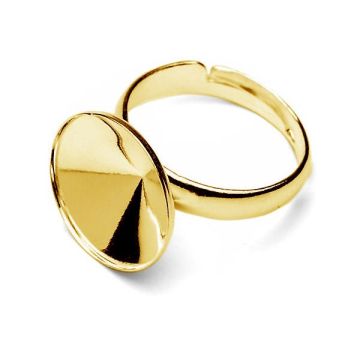 OKSV 1122 14MM UNIVERSAL RING ver. 3*24K - Gold Plated - 0,4 µm