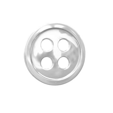 Button sterling silver, ODL-00020 2,5x11,5 mm