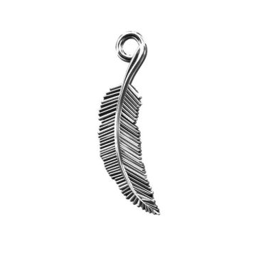 Colgante pluma, plata 925, ODL-00034*PT - Platinado