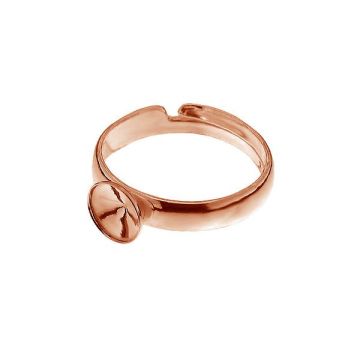 U-RING OKSV 1122 ver.3 6 mm (1122 SS 29)*18K - Rose Gold Plated - 0,4 µm