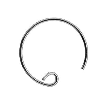 Ear wire marquise strling silver - BRY 3 0,8x3x15,5 mm*PT - Platinum Plated