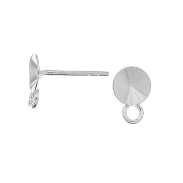 Base earrings post for Rivoli 6mm - KLSG CON 1 OKSV 1122 6 mm (1122 SS 29)