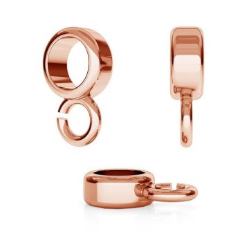 Spacer 6mm - EDP 7 2,6x9,5 mm*18K - Plaque avec de l'or rose - 0,4 µm