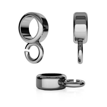 Spacer 6mm - EDP 7 2,6x9,5 mm*BRH - Black Rhodium Plated