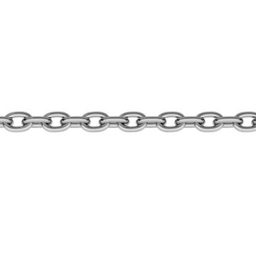 Catena sfusa in argento sterling con ancora * argento sterling 925 * PT - Placcato in platino