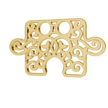 Gold openwork puzzle pendant*AU 585*Gold AU 585, 14K