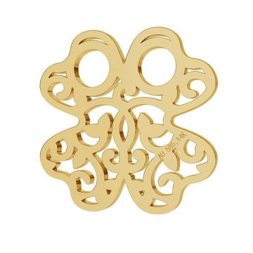 Gold openwork clover pendant*AU 585*Gold AU 585, 14K