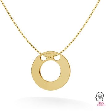 Ring pendant gold 14K LKZ-00010 - 0,30 mm*Gold AU 585, 14K