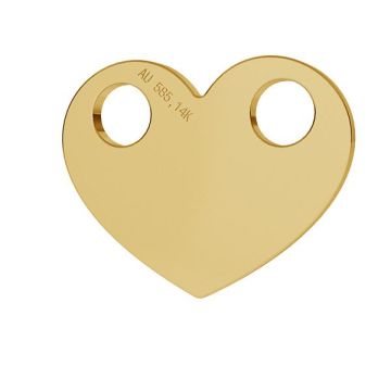 Heart pendant*gold 585*Gold AU 585, 14K