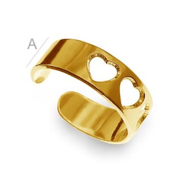 Toe ring Ver. 2*24K - Gold Plated - 0,4 µm