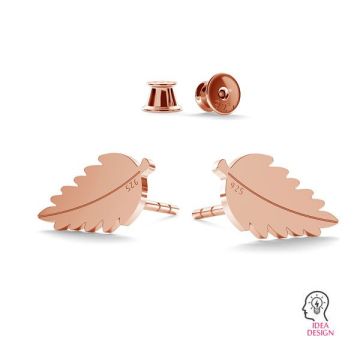 Leaf earring, LK-0955 KLS - 0,50