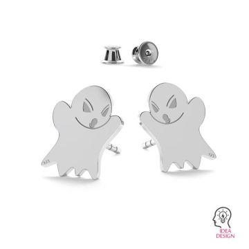 Ghost halloween earrings, LK-1024 - 0,50