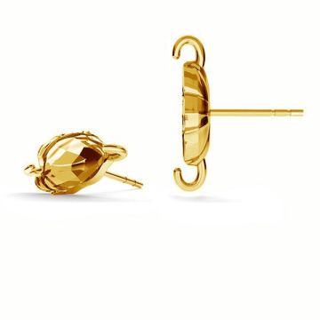 Earrings Swarovski Scarab 12mm ODL-00248 (5728 MM 12) KLS*24K - Gold Plated - 0,4 µm