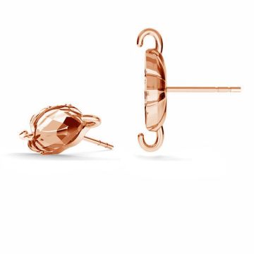 Earrings Swarovski Scarab 12mm ODL-00248 (5728 MM 12) KLS*18K - Rose Gold Plated - 0,4 µm