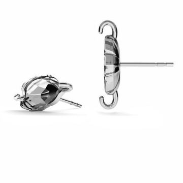 Earrings Swarovski Scarab 12mm ODL-00248 (5728 MM 12) KLS*PT - Platinum Plated