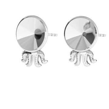 Jellyfish earrings for Rivoli 8mm ODL-00271 KLS (1122 SS 39)