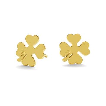 Clover earrings LK-1171 - 0,50 - KLS*24K - Gold Plated - 0,4 µm