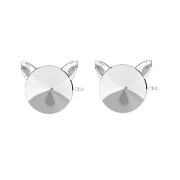 Cat earrings for Rivoli 8mm ODL-00291 KLS (1122 SS 39)