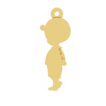 Boy gold pendant*gold 585*Gold AU 585, 14K