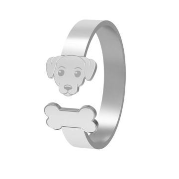 Dog ring, sterling silver 925, LK-1403 - 0,80