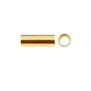 RURP - 4,0 mm / 8 mm*18K - Light Yellow Gold Plated - 0,4 µm