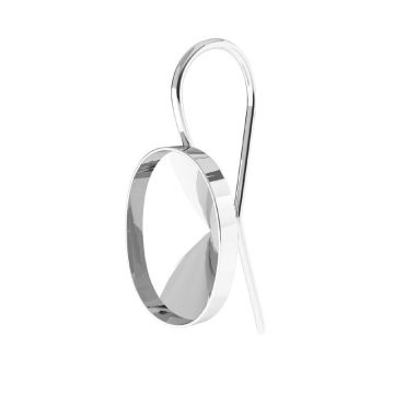 Sterling silver earrings Swarovski base, OKSV 4122 MM 14,0 BO