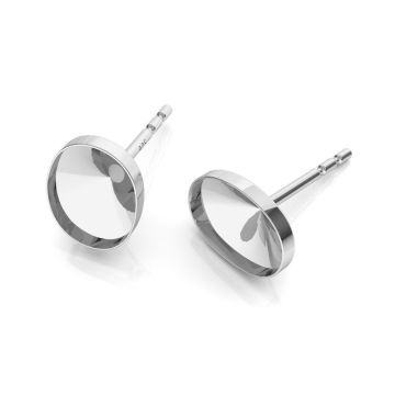 Sterling silver earrings Swarovski base, OKSV 4122 MM 8,00 KLS