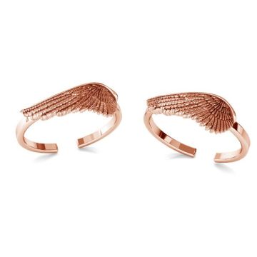 Wing ring*sterling silver*18K - Rose Gold Plated - 0,4 µm