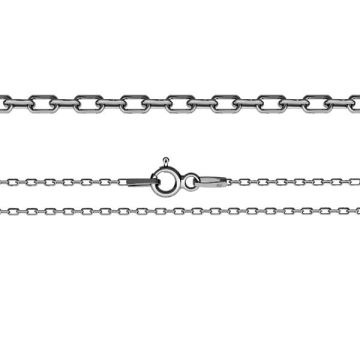 AD 35 (70 cm), anchor chain sterling silver*BRH - Black Rhodium Plated