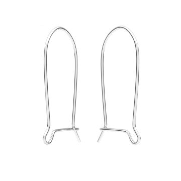 Closed earwire*sterling silver 925